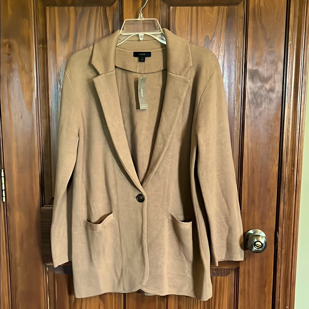 J. Crew Tan Blazer, NWT